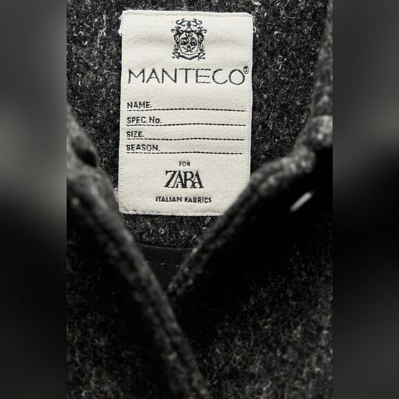COAT WITH MANTECO WOOL ZW COLLECTION - Picture 10 of 13
